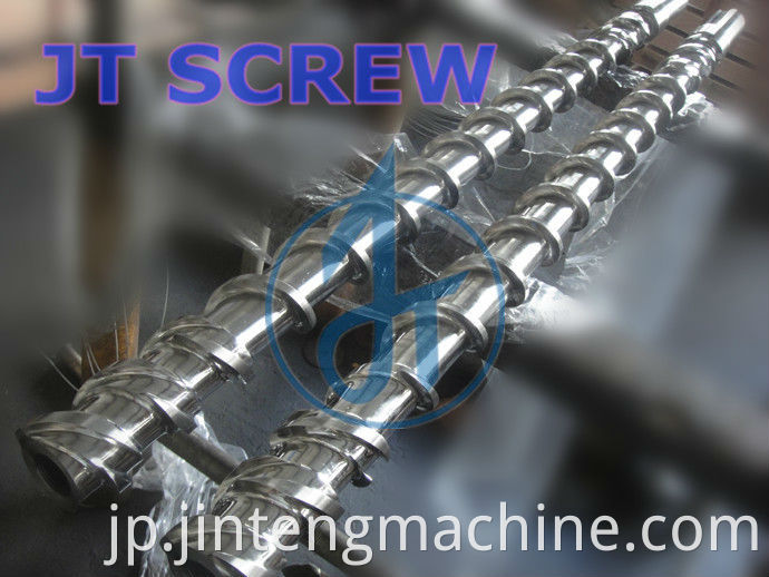 bimetallic rubber screw and barrel for extruder